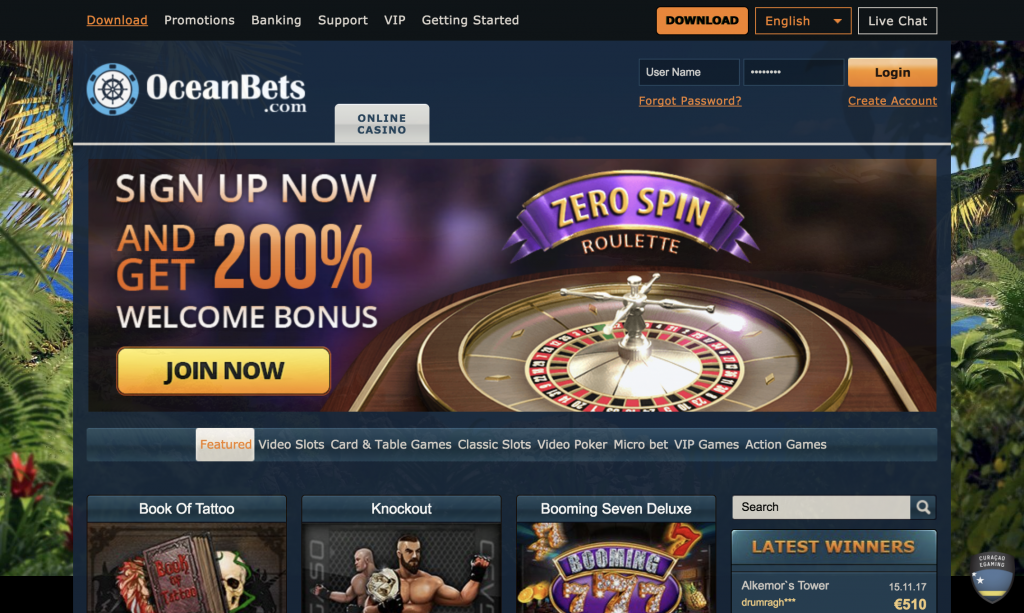 Oceanbets Casino