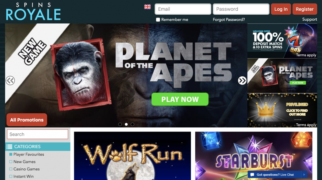 Spins Royale Casino