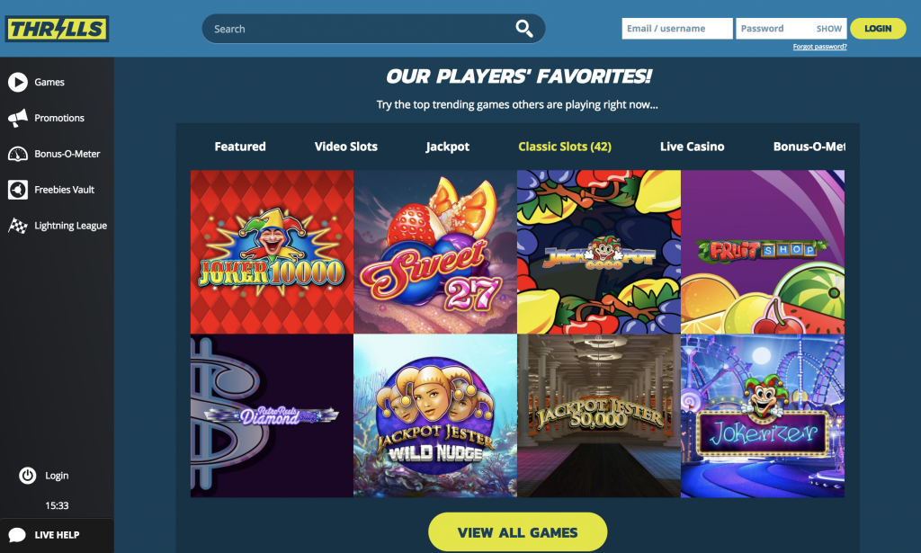 Thrills Casino